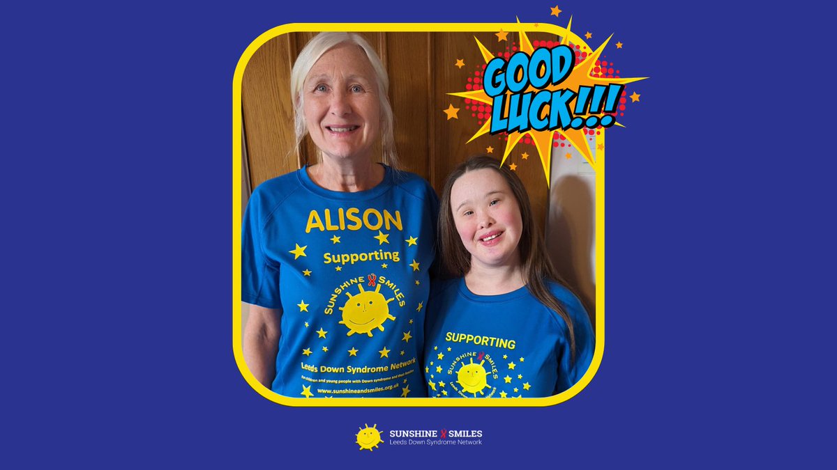 Alison Hunter is the mum of one of our Sunshine & Smilers, Eleanor. She is running the #LondonMarathon TODAY to raise funds for Sunshine & Smiles! Good luck, Alison - you're going to smash it!! 👟🥇 You can sponsor Alison here: localgiving.org/fundraising/47…