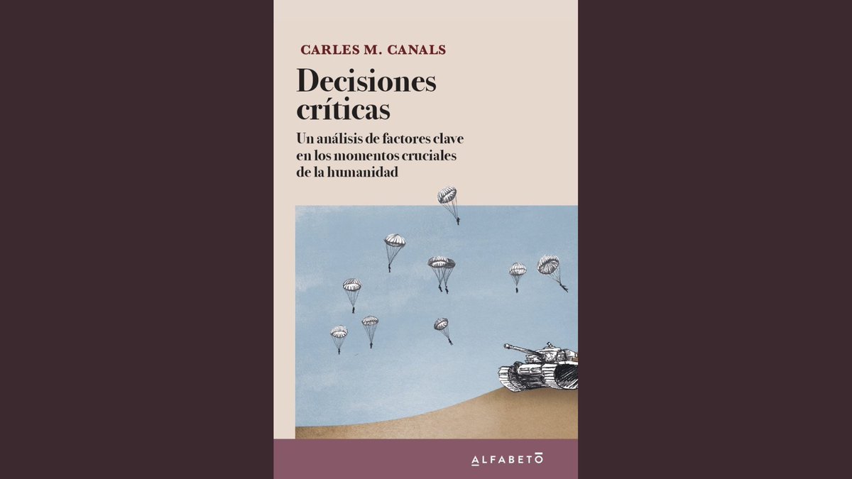 jaumeclotet's tweet photo. L’amic i periodista @CarlesMCanals ha publicat "Decisiones críticas”, amb @EdAlfabeto i @PlataformaEdit. Ara que venen eleccions i tindrem un nou Govern, és una bona i documentada reflexió sobre la presa de decisions en contextos de crisi. https://t.co/ti8pPwaNXo