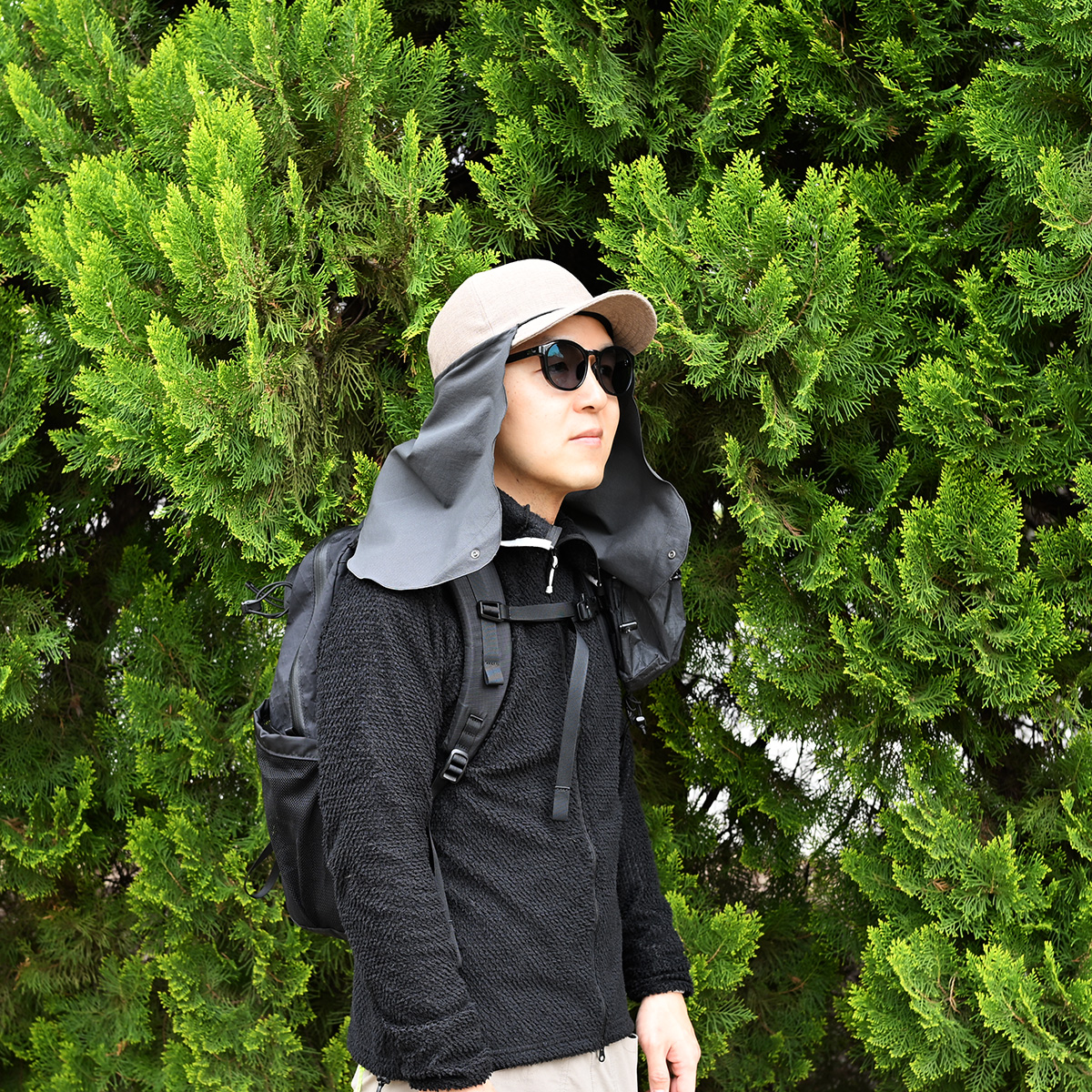 美品 RIDGE MOUNTAIN GEAR サンシェード/UNISEX グレー RIDGE MOUNTAIN