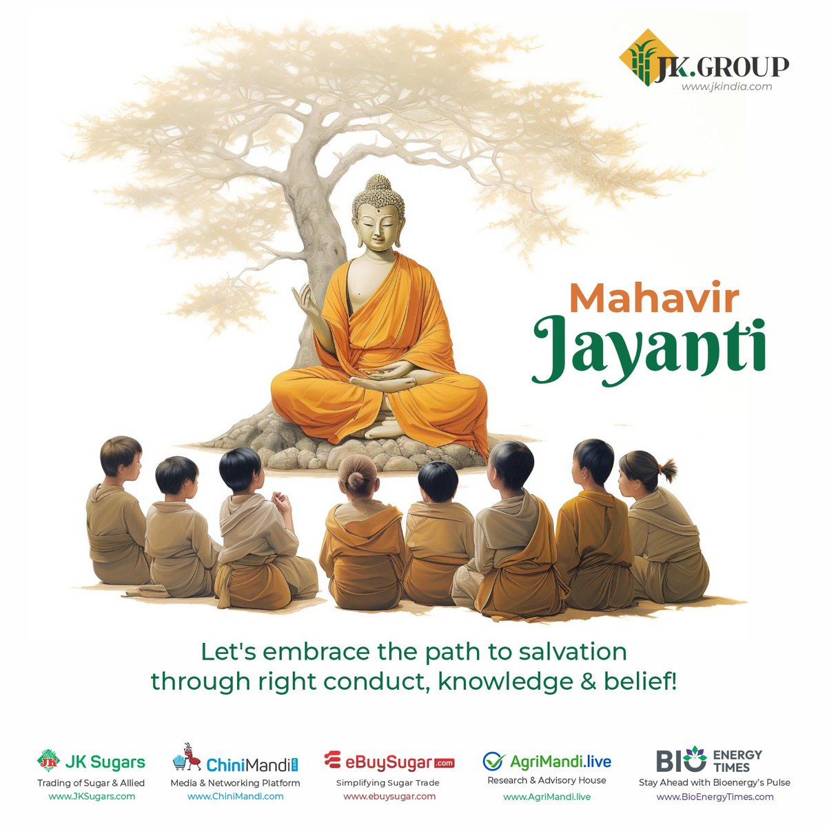 On this auspicious occasion of Mahavir Jayanti, let's celebrate the teachings of Lord Mahavir who showed us the path of truth, non-violence, and compassion. May his teachings inspire us to lead a life of kindness and harmony. Happy Mahavir Jayanti! 🙏 #mahavirjayanti #festival