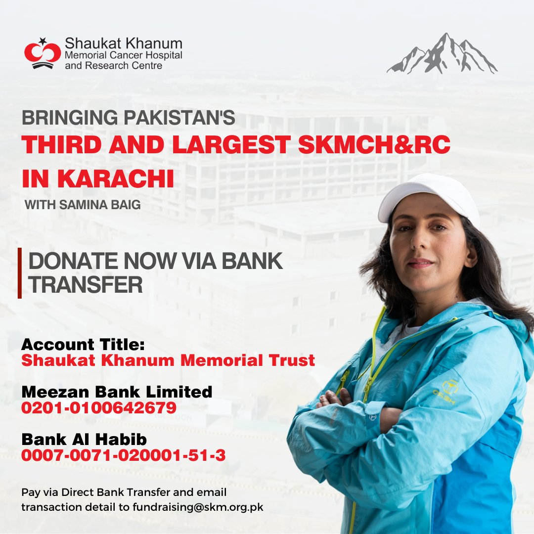 #ShaukatKhanumKarachi
@SdqJaan