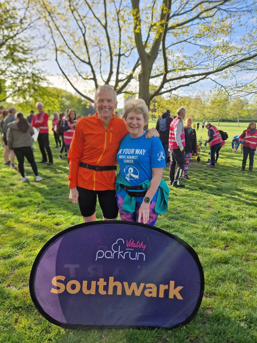 We had a brilliant time yesterday, @parkrunUK tourism at @southwarkpark 
Thanks to all the lovely volunteers for a great event 😊