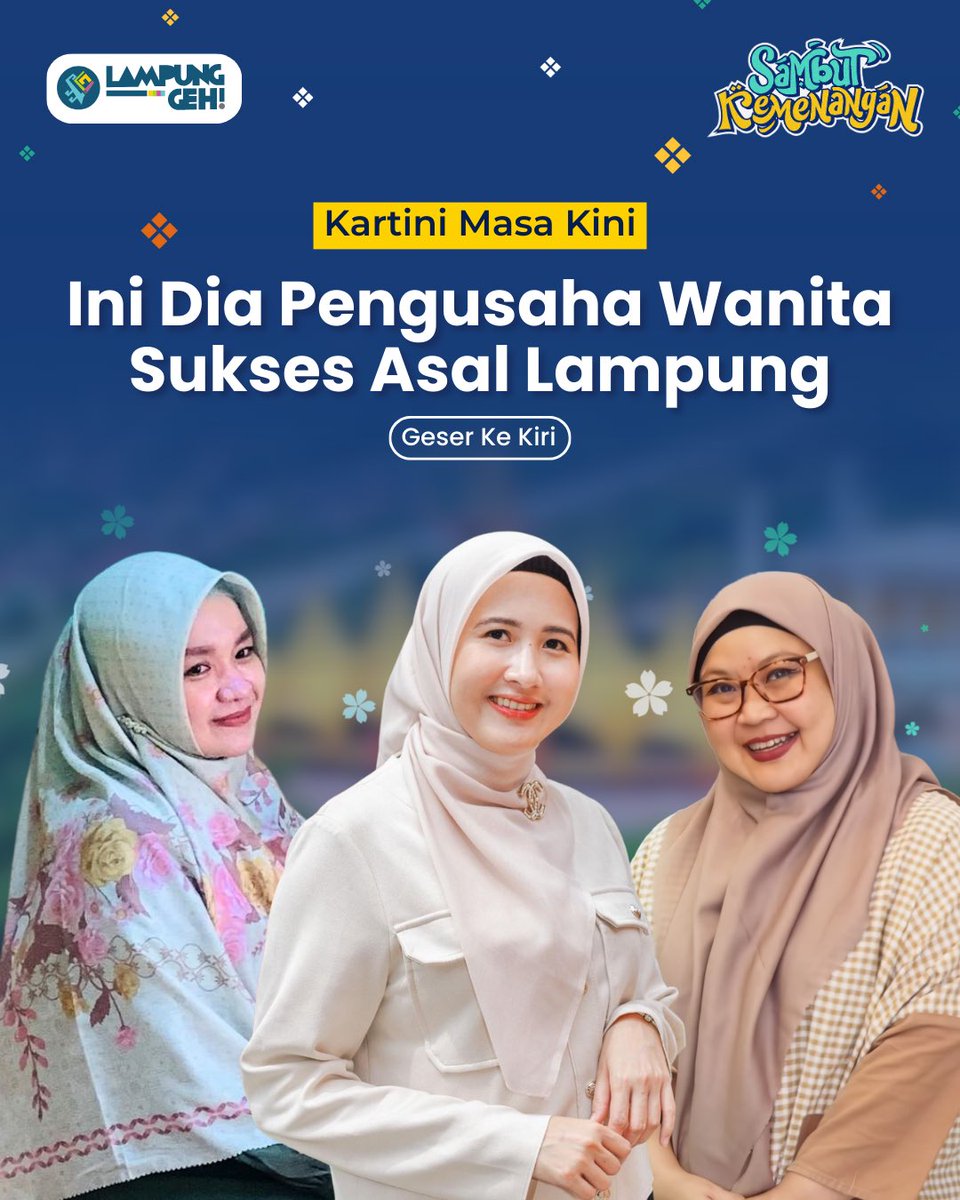 “Habis Gelap Terbitlah Terang”, ini dia potret pengusaha wanita sukses asal Lampung
... 
Original content by Lampung Geh! ©️
... 

#LampungGeh #pengusahawanitasukseslampung #emansipasiwanita #HariKartini #kartinimasakini