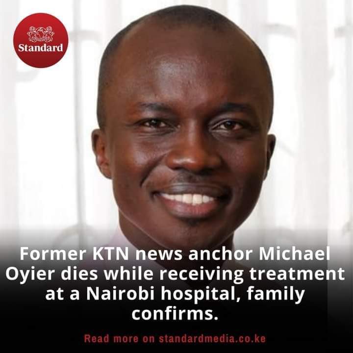 Ah Michael Oyier. This one has hit hard. Where do I even begin! 2012. When I joined KTN, my first co-anchors were Eric Latiff and Michael Oyier, alternating depending on the News Anchor schedules. These two gentlemen, were the some of the best prime time news pair I had the