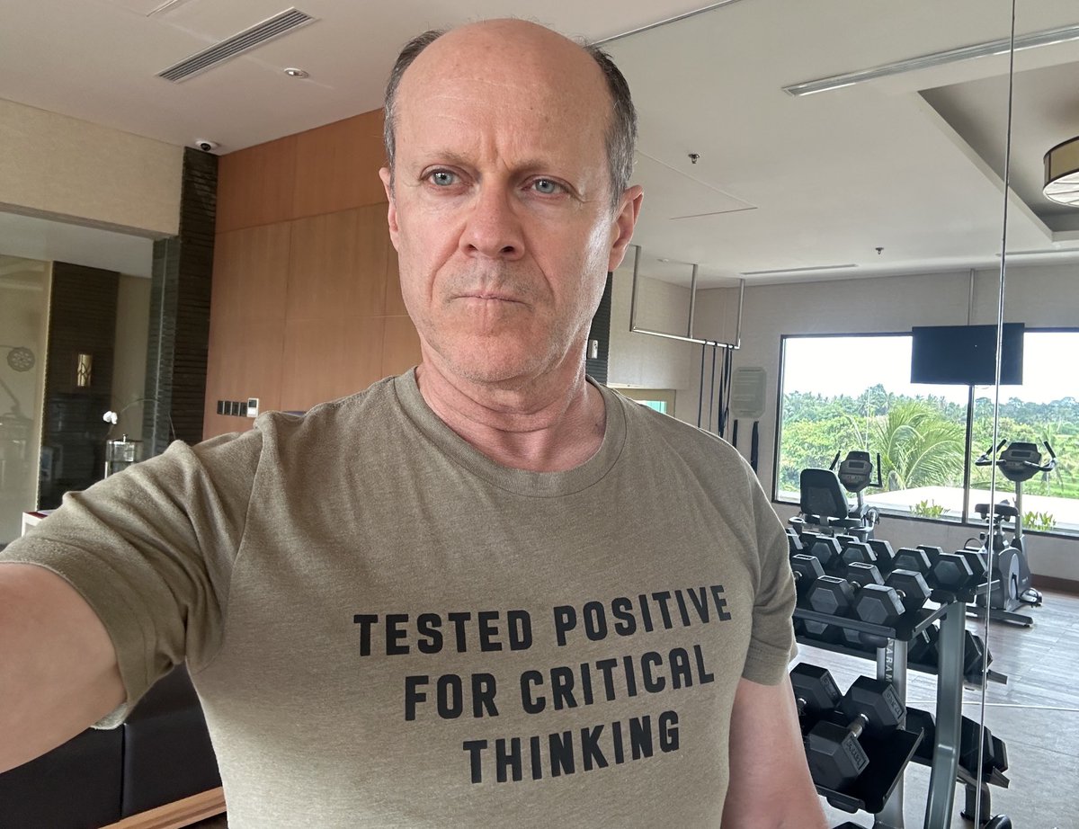 Bad news…. Test results came back positive. This means I have no chance of running for public office anywhere in the world. Read the shirt…