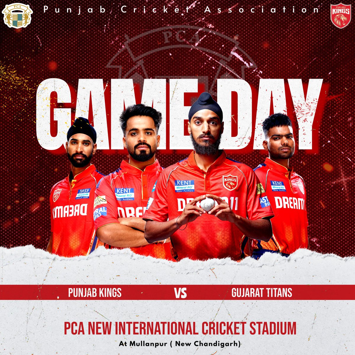 Run to the finish!: Don't miss Punjab Kings in the last match of the season at the PCA International Cricket Stadium at Mullanpur. See the team in live action against Gujarat Titans . Few hours to go, get your seats now for the game day.