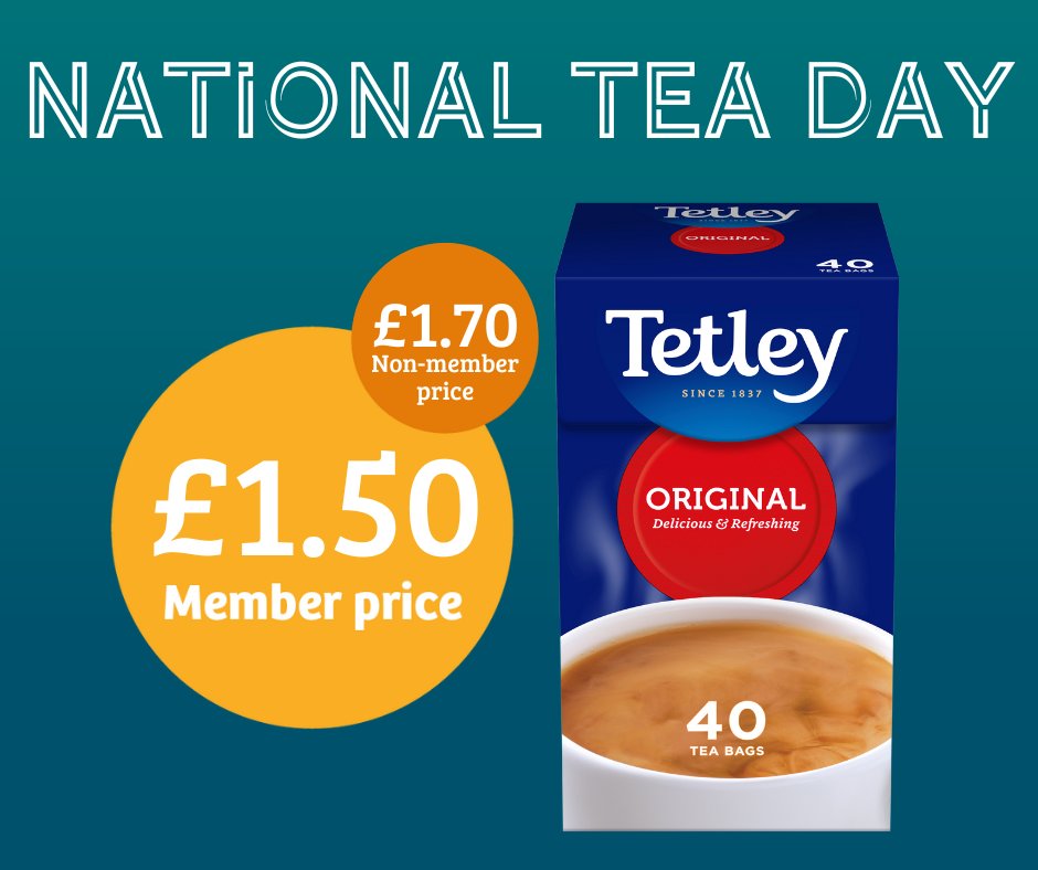 As a nation we love a brew ☕ So what could be more perfect on #nationalteaday?