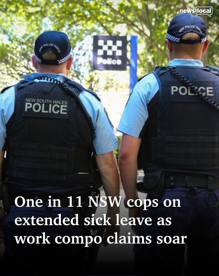 Under pressure police districts are grappling with a spike in the number of officers on extended sick leave, as new figures reveal a huge number of cops out on worker’s compensation claims. FULL STORY 👉 bit.ly/3JNeIqF