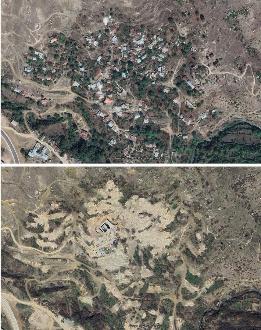 #Azerbaijan completely destroyed the #Armenian village of Karintak in #Artsakh.
Barbarism or what is it?

#Karabakh
