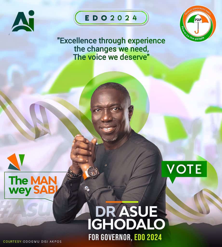 No gubernatorial candidate for EDO2024 is better than @Aighodalo 
One went against Justice, Equity and Fairness. Same virtue his party stood for at the last presidential election, the other feeling like 'the anointed candidate' keeps evading speaking to the same people he intends