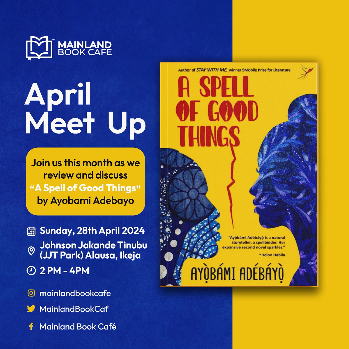 Mark your calendar 😁 for our monthly meetup.

Details 👇🏾👇🏾