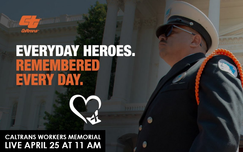 Today is the Caltrans Workers Memorial at the State Capitol in Sacramento. Watch the livestream starting at 11 am at youtube.com/watch?v=_GEc7M… #BeWorkZoneAlert #caltransfamily @CA_Trans_Agency @CAgovernor