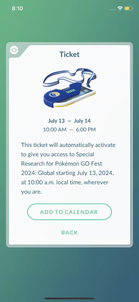 Thanks to @PurpleFeebas… we’re all set for GO Fest 2024 now fam 🙌🎉
#PokemonGO
#PokemonGOApp 
#PokemonGOFest