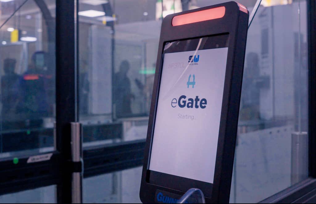 BREAKING: FG to install 33 e-gates in Lagos Airport, others According to the Minister of Interior, Olubunmi Tunji-Ojo, 29 of the e-gates would be deployed in Lagos, four in Enugu and Kano while Port-Harcourt would have five. The gates will eliminate human interfaces, reduce