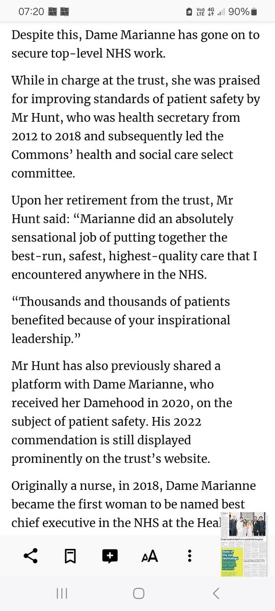 Jeremy Hunt lauded an #NHS CEO for achievements in #PatientSafety, at the root of this was #CQC calling poor care Outstanding. I called in Don Berwick & Prof Chris Ham for their observations and this publication was the result. dropbox.com/s/4odr1sjx5iog…