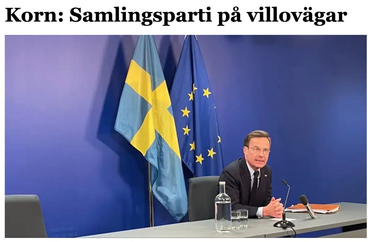 DAN KORN: 'Moderaternas ledning verkar vara helt utan kontakt med sina väljare, så tondöva att de inte tycks förstå den form av politiskt självmord de genomfört med att tvinga fram den nya könslagen.' bulletin.nu/korn-samlingsp…