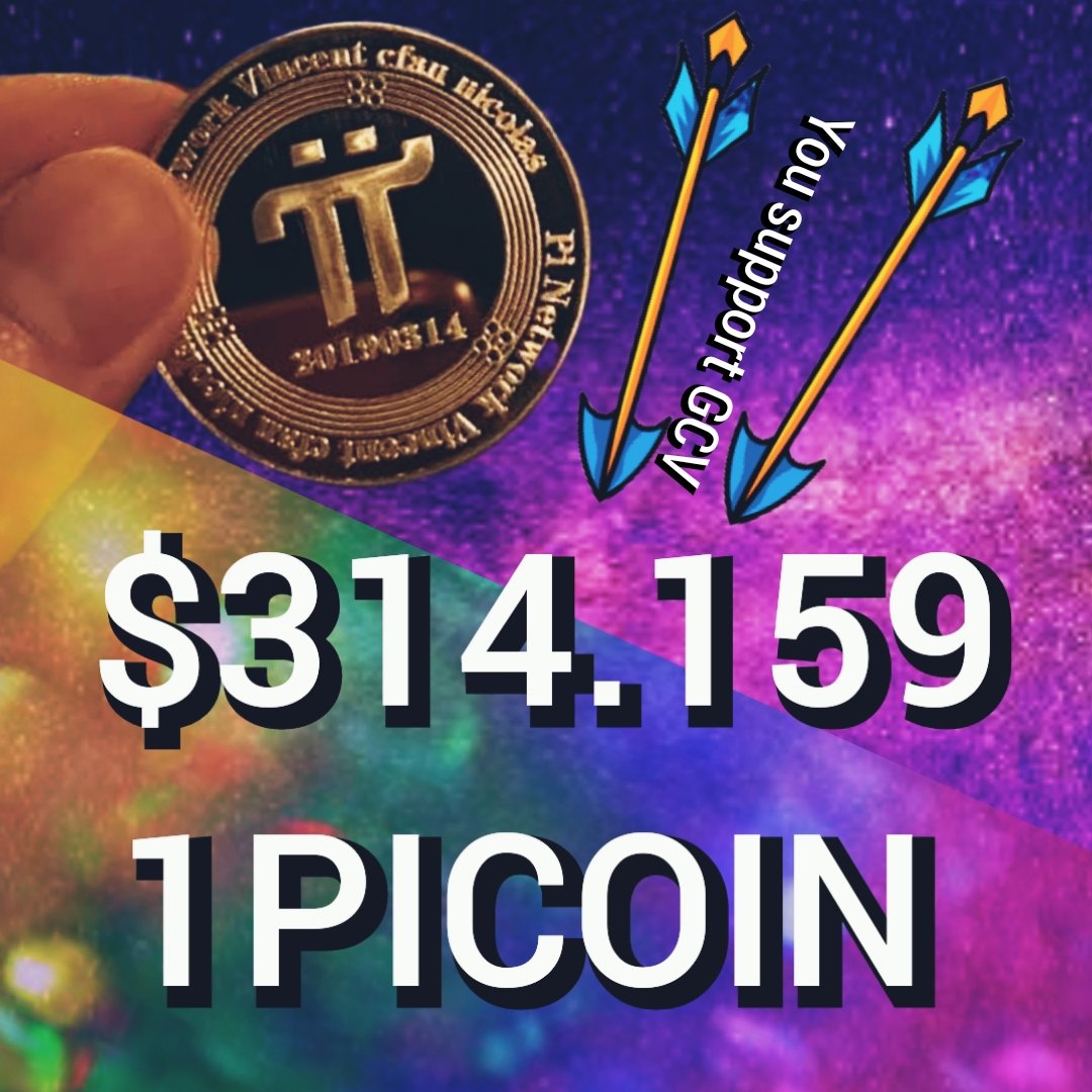 $314,159 for 1PICOIN 🚀

Is the 🔝 topic, we all need to realize that supporting GCV $314,159, doesn't mean you cash out... and leave PICOIN👀, NO! supporting GCV $314,159 you can't withdraw to Fiat (only) (P2P)✅if you want to sell after open mainnet...we are focus on