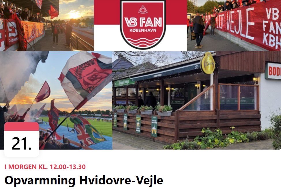 VBenhavn's tweet photo. Glædelig kampdag!!!!
I dag skal vi alle til Hvidovre for at hente tre point. Det bliver en fest.
I den kampen er der opvarmning på Snuppy. Følg link for at se eventet. Kom så, #vejleb! #vbkbh
https://t.co/36l7ZoxuNl https://t.co/bYSXvzsuMI