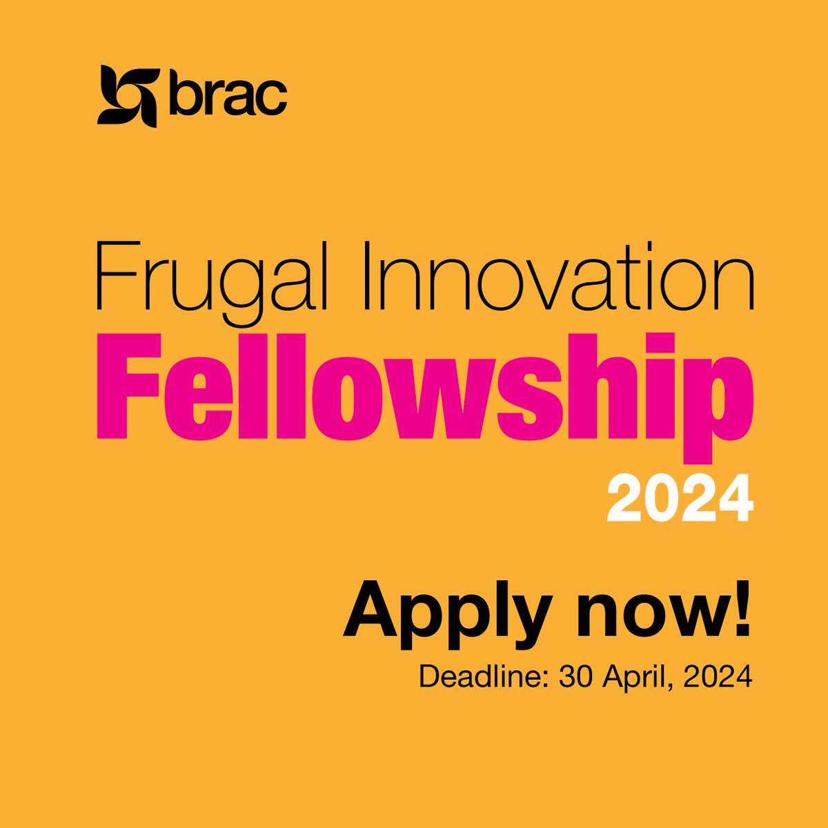 Are you a social entrepreneur or social activist working in climate adaptation? Are you looking for opportunities to test your idea and scale up? BRAC has launched the Frugal Innovation Fellowship 2024 for applicants from Uganda, Tanzania, Rwanda, South Sudan, Kenya, and
