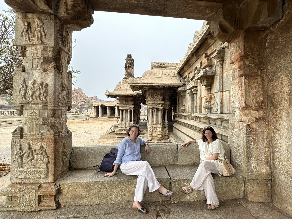 #Hampi was even better the second time around thanks to our wonderful @ASIGoI trained guide, Hussein, who made sure @CScottFCDO and I experienced all the best monuments ….