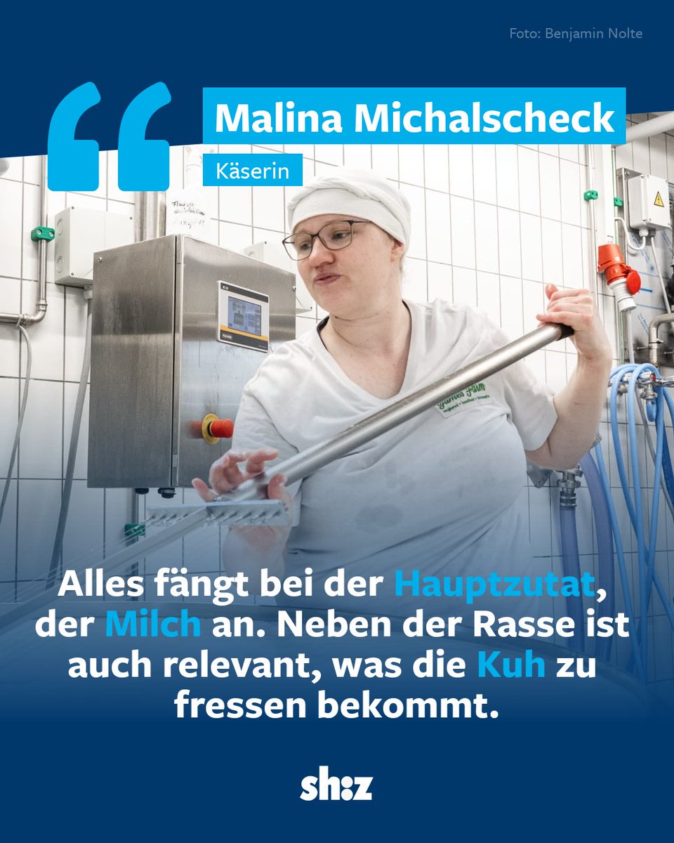 Malina Michalscheck stellt auf James Farm in Hörup Käse her. Sie erklärt, warum darin so viel Handarbeit steckt und wie sie ihren Traumberuf fand. 🧀 

Mehr unter shz.de/-46818017
