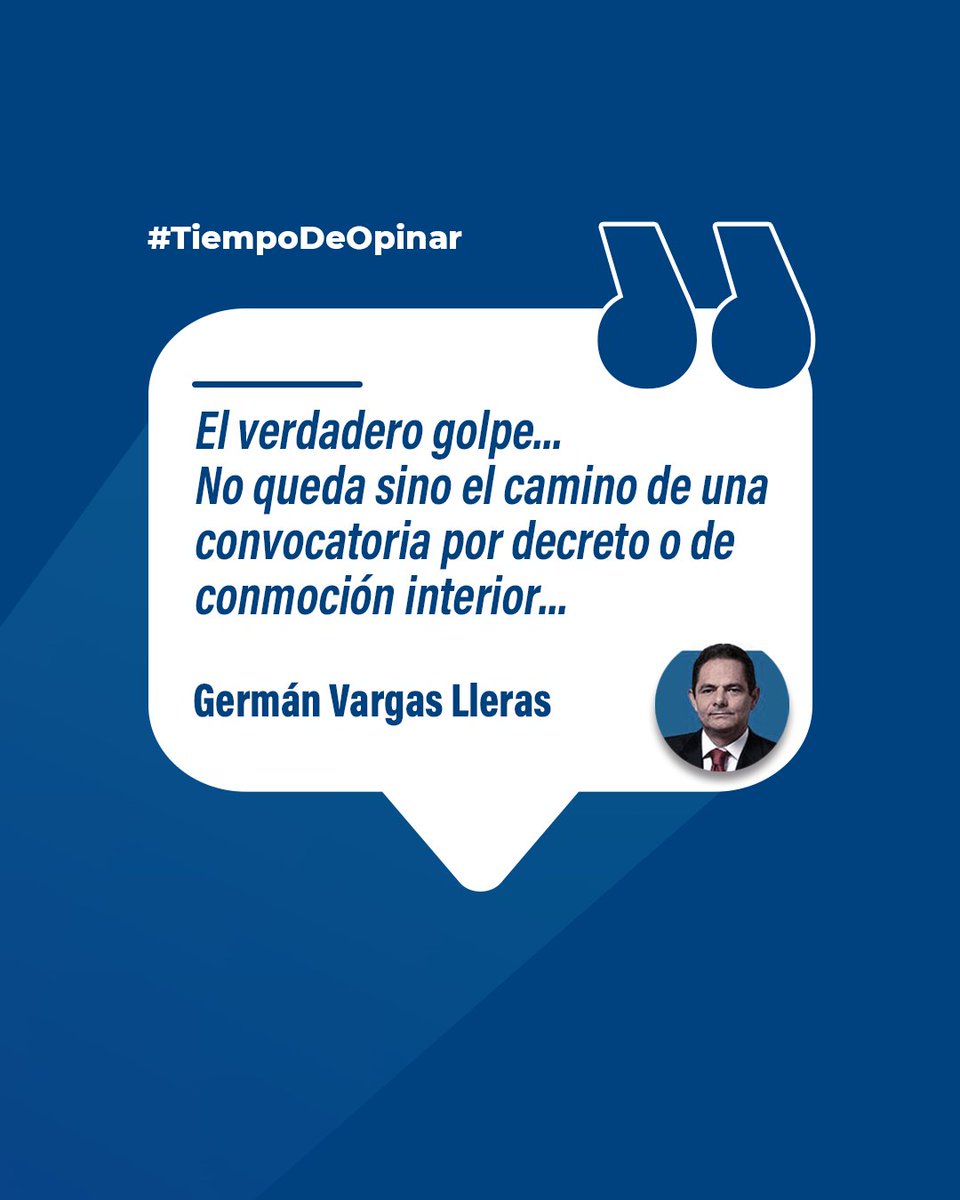 💬 #DomingoEnELTIEMPO | Lea aquí 'El verdadero golpe', la columna de opinión de Germán Vargas Lleras (@German_Vargas) ► eltiempo.com/opinion/column…