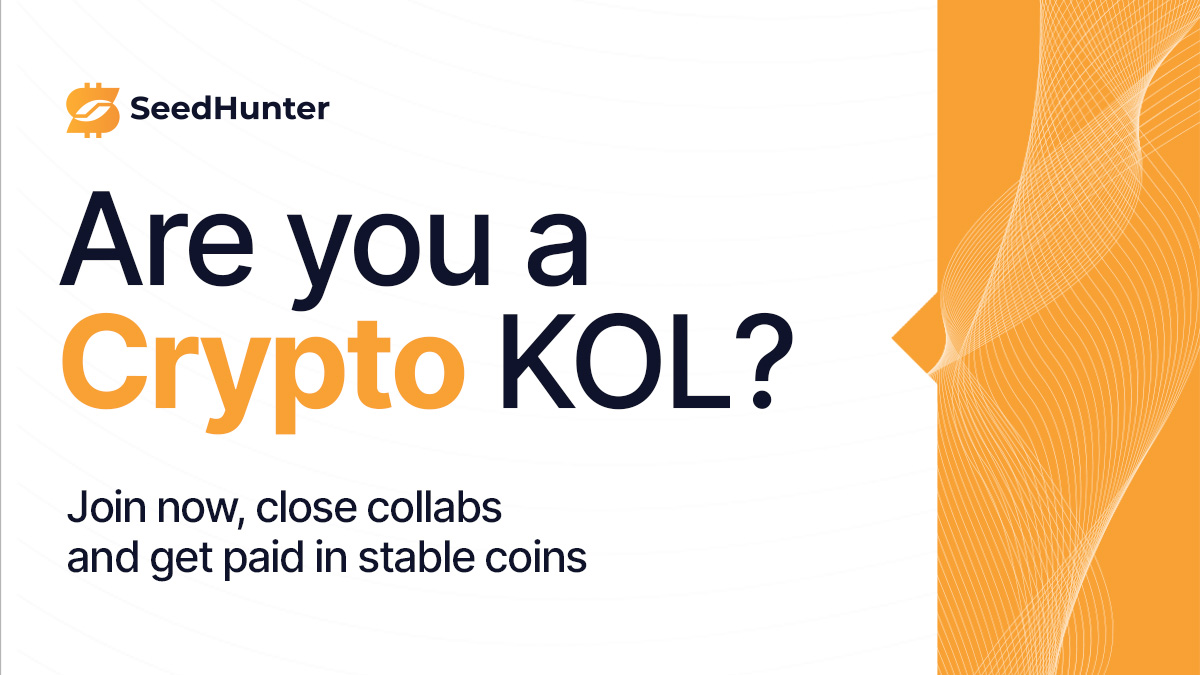 ⚡ Find new web3 marketing campaigns, close collabs with projects that match your target audience and get paid in stable coins. 

💵 Don´t forget to join our affiliate program and secure lifetime rewards!

#web3Marketing #SeedHunter  #StableCoins