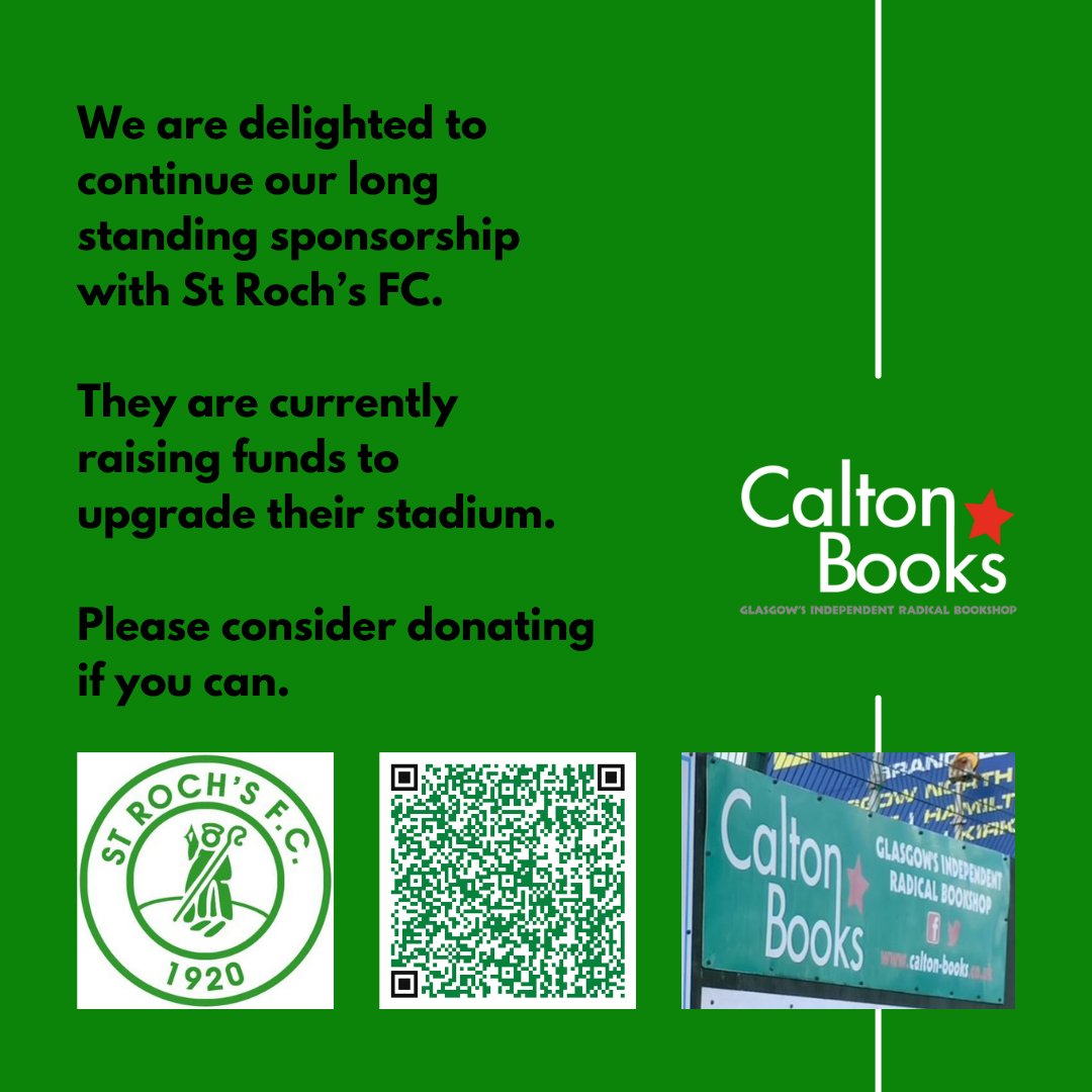 We are delighted to continue our long standing sponsorship with @StRochsJuniors They are currently raising funds to upgrade their stadium. Please consider donating if you can. #Candy #CaltonBooks