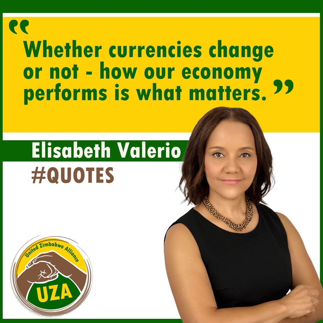 We will not win the battle for currency stability without addressing; the economic effects of political instability; inconsistent & obscure monetary policies. #UZA is promoting stability by restoring & strengthening #Zimbabwe's industrial & economic capacity.