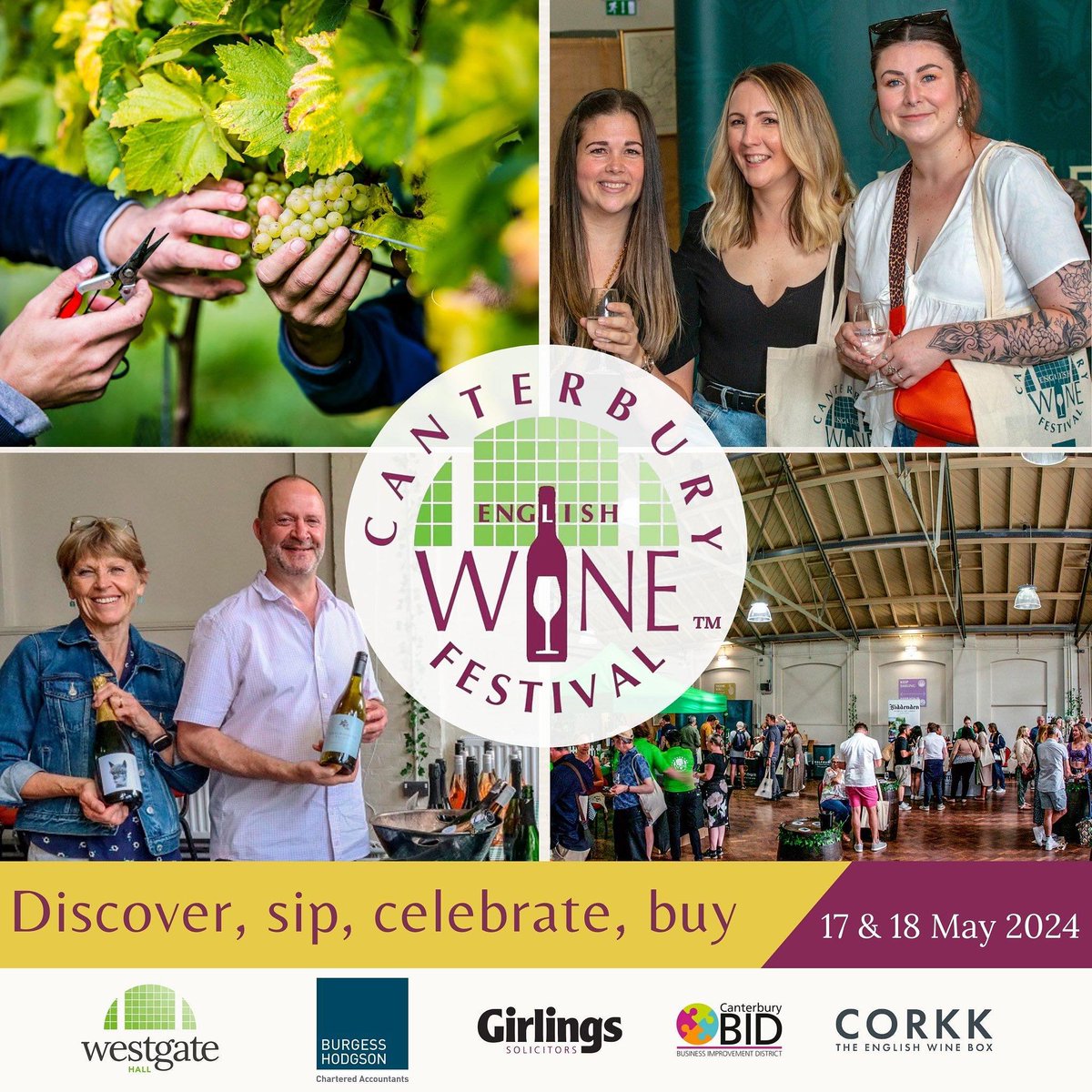 Westgate Hall’s #CanterburyWineFestival is less than a month away. Discover, enjoy and buy Kent’s award-winning wines. Meet the vineyards and Master of Wine Clive Barlow MW, taste over 45 wines & buy your favourites to take home.
westgatehall.org/canterbury-win… #WestgateHall #WineTasting