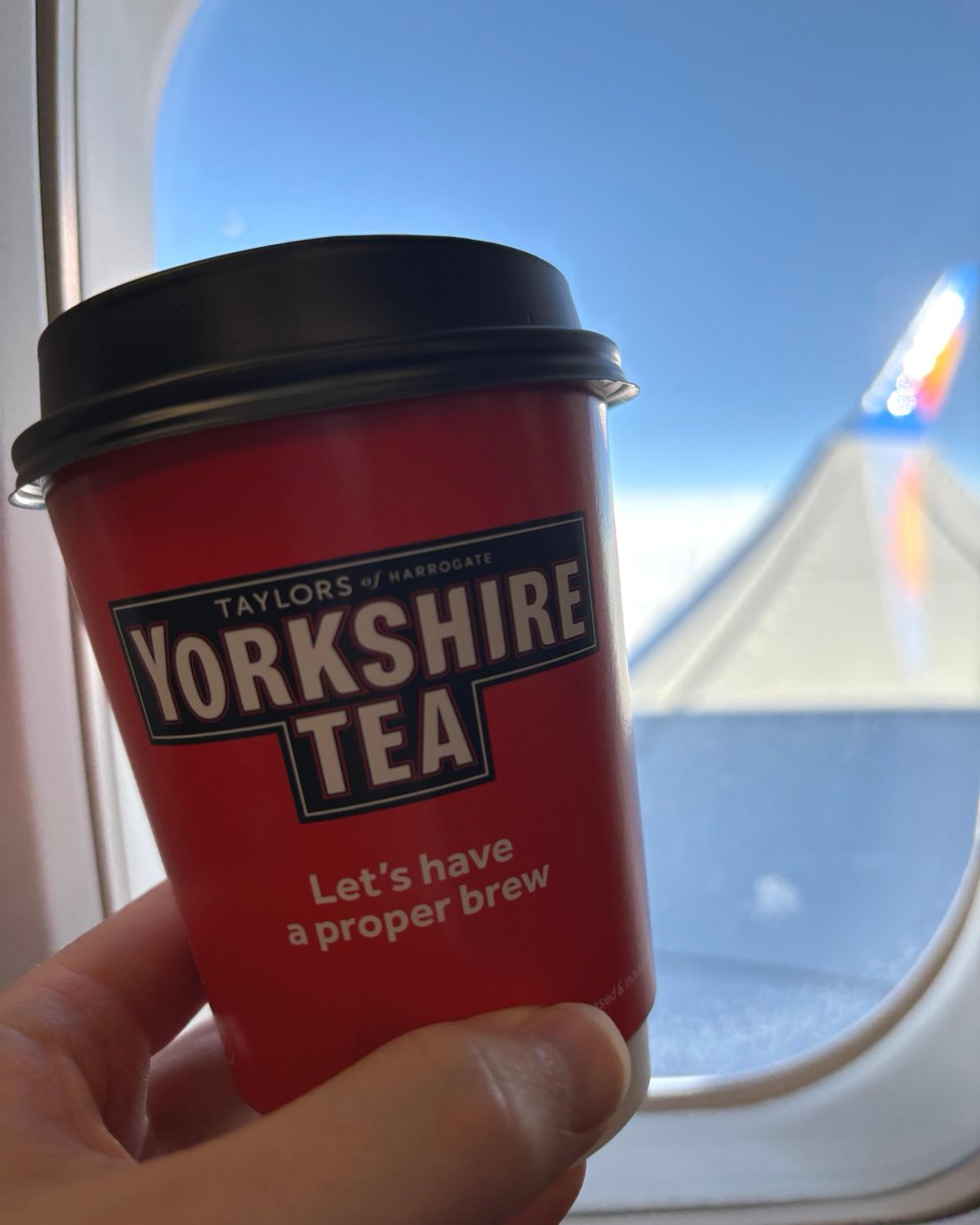 It's #NationalTeaDay! ☕ Does anything beat a proper brew? Well, maybe a proper brew on a proper friendly airline of course! 😉 @YorkshireTea Where's your favourite place for a cuppa? Let us know!