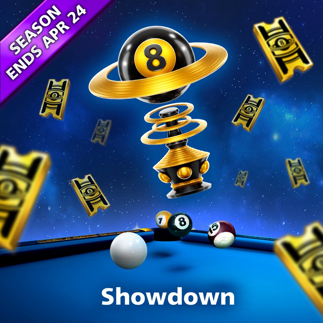 🗓️ Flashback: #SpaceSeason ends Apr 24! Join the Showdown TODAY & win an exclusive Cup! 🏆 🪐 Play Now » mcgam.es/WbREuT #8BallPool