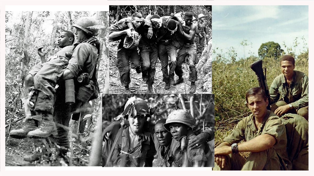 There was only red and green in the bush during the #VietnamWar and we all suffered the same hardships. Some people will never understand the bonds of brotherhood that existed between the races. It was much different back in the states: cherrieswriter.com/2020/07/26/rac…