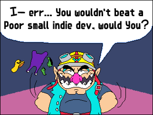 funny* comic about why Wario gave away his Lands for better Wares