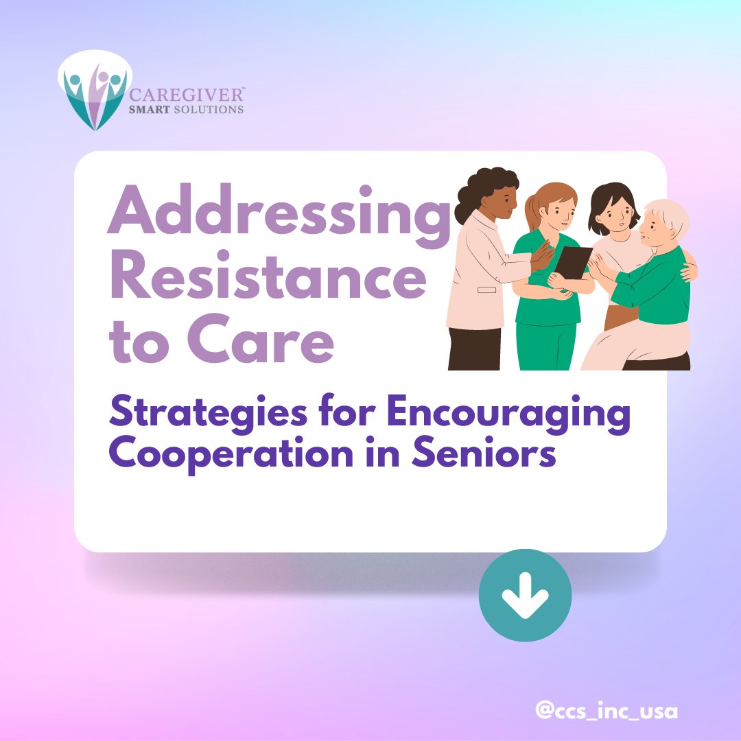 Caring for seniors sometimes comes with resistance to care. Here are some quick tips:
Communication
Empowerment
Routine
Technology

Explore our comprehensive aging in place tech solutions by visiting caregiversmartsolutions.com

#CaregiverTips #AgingInPlaceTech  #Caregiver