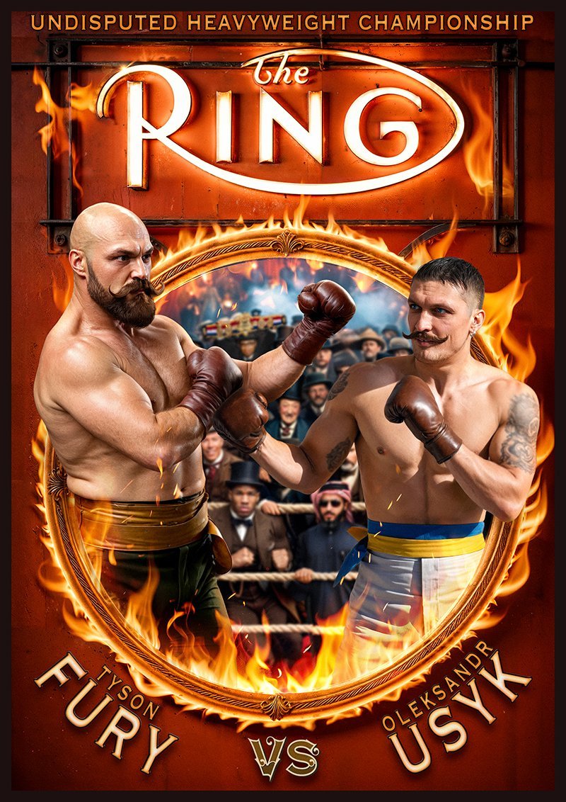 #FuryUsyk Ring magazine cover