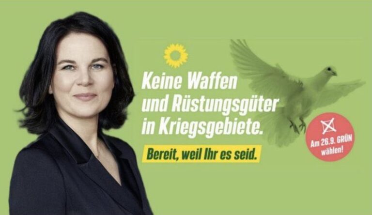 Michael_Ballweg's tweet photo. @GoeringEckardt "Keine Waffen und Rüstungsgüter in Kriegsgebiete" Annalena Baerbock. https://t.co/JSPaI6KlJl