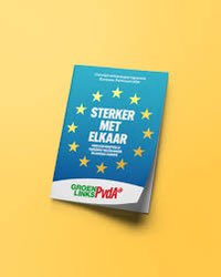 Trots dat met heel veel steun (98%!) op het #GroenLinksPvdAcongres ons eerste gezamelijke Europese verkiezingsprogramma is aangenomen. Samen met Bas Bijlsma vanuit de PvdA was ik voorzitter van de commissie voor dit knalgroen en felrode programma: Sterker met elkaar! 💚❤️💪