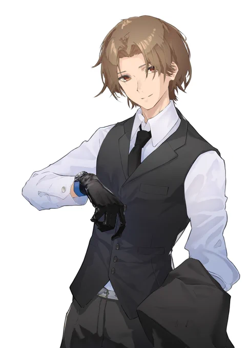 硝子張りの記憶書庫 さんのTRPG ダブルクロスThe 3rd Editionの非公式同人シナリオ「Celestial Cadenza」のNPC「真壁浩平」「死神(チェルノボグ)」のデザインと立ち絵を担当させて頂きました! 4/28(日)の春ゲムマで試読できます!!たくさん手に取って頂けたら嬉しいです!