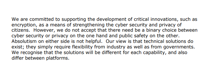 European police chiefs call for end-to-end encryption roll out to include public protection measures nationalcrimeagency.gov.uk/news/european-… from @NCA_UK #E2EE #encryption #surveillance 'Solutions need to be found' / 'solutions do exist'. Which is it? twitter.com/NCA_UK/status/…