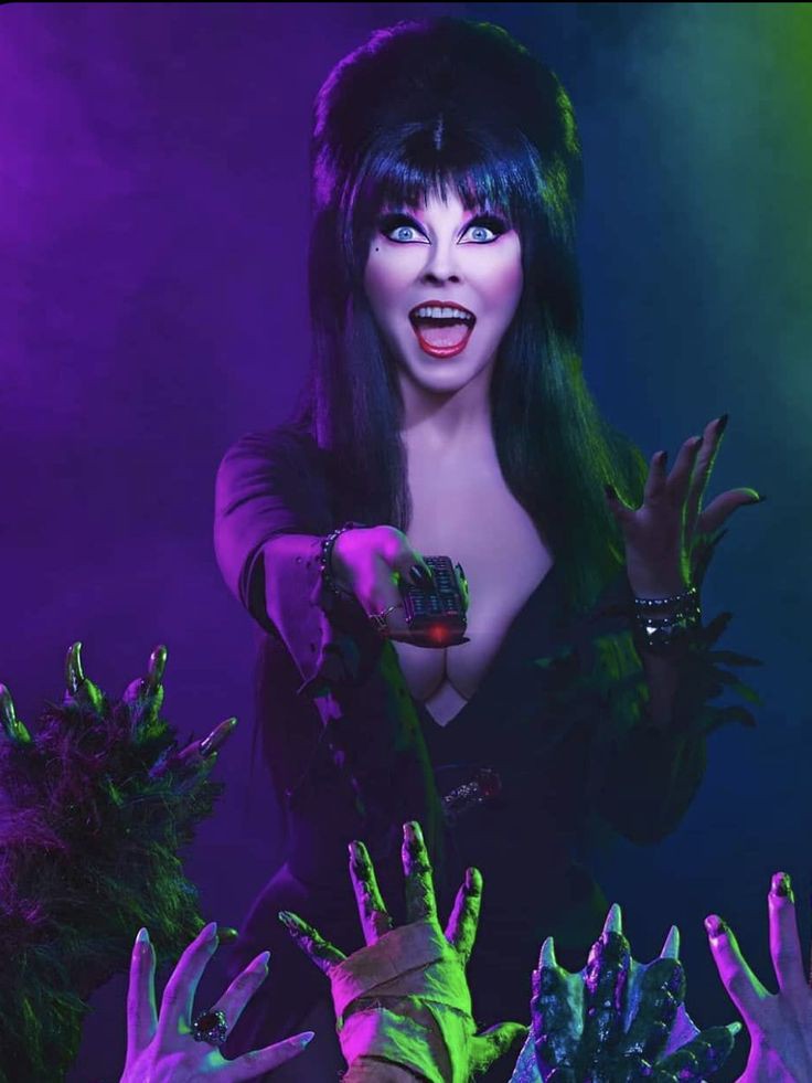 Elvira, a shining light in the shroud of night.