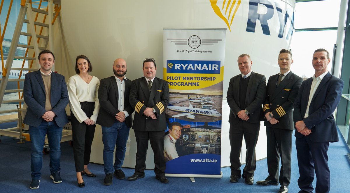 Ryanair Pilots to train at Cork’s Atlantic Flight Training Academy (AFTA) thecork.ie/2024/04/15/rya… @AtlanticFlight @Ryanair #CorkCity @RyanairPress @mediamentorpr