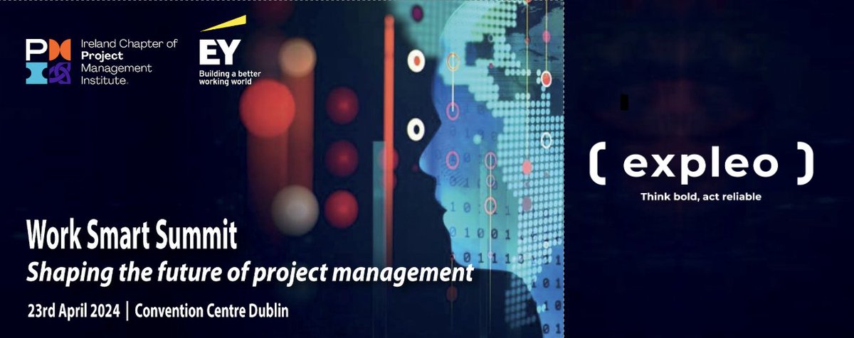 Ireland Chapter PMI (@pmiirl) on Twitter photo Tick-tock, folks ⏰ Don't let the sun steal your attention away from registering today! Shout out to our Titanium sponsors, <a href="/ExpleoGroup/">Expleo Group</a> for their invaluable support!
Date: 23rd of April
Location: Convention Centre Dublin
Register: lnkd.in/eiff_Ycs
#PMIWSS2024 Tick-tock, folks ⏰ Don't let the sun steal your attention away from registering today! Shout out to our Titanium sponsors, <a href="/ExpleoGroup/">Expleo Group</a> for their invaluable support!
Date: 23rd of April
Location: Convention Centre Dublin
Register: lnkd.in/eiff_Ycs
#PMIWSS2024