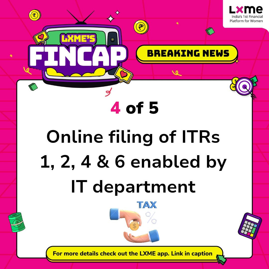 #FinCap

It’s time for the News of the week!!
We’re here with 5 important pieces of news in the financial arena of this week.✨
For more details about this news check out the LXME App and start your investment journey:
lxme.onelink.me/95JV/twitter

Let’s become Financially Updated!!