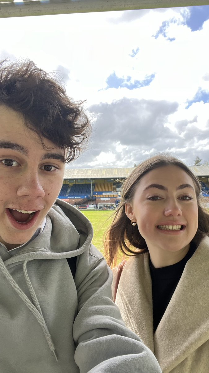 Today I’m at <a href="/officialKLtown/">King's Lynn Town FC</a> with <a href="/KatyWhitaker04/">Katy</a> for a celebrity football match raising money for <a href="/AmbersArmyCIO/">Amber's Army</a> <a href="/Sellebrity_UK/">SellebritySoccer</a> #football #charity #ambersarmy <a href="/UEA_journalism/">UEA Journalism</a>