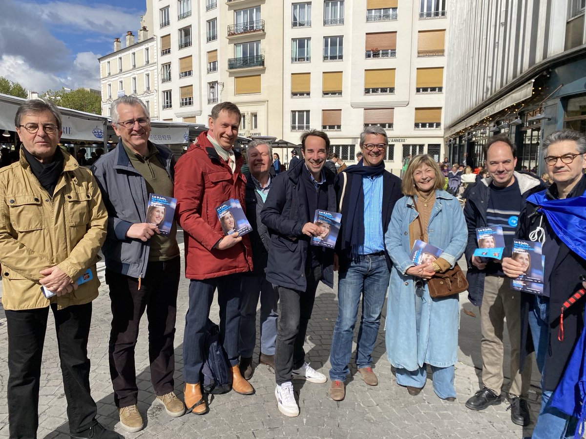 Ensemble ce jour à Neuilly pour convaincre de notre #Besoindeurope. Le 9 juin. Enjeu essentiel.⁦@HorizonsNeuilly⁩ Venez échanger avec @NathalieLoiseau et @ConstanceLeGrip le 25 avril à 19h30 à Neuilly ! Inscriptions : tally.so/r/wd6MNy