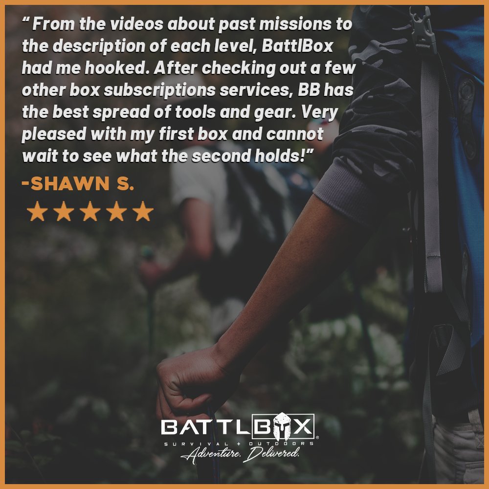 A heartfelt thank you to our incredible customers for brightening our day with your support 🙌

#battlbox #review #satisfaction #delivered #thankyou #edc #wilderness #prepper #gear #tacticalgear #survivalist #survivalkit #outdoors