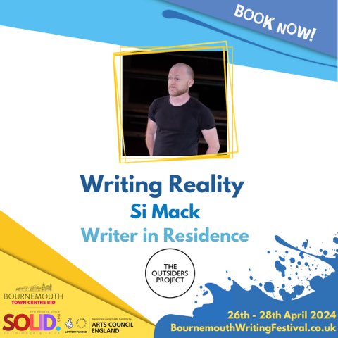 You can catch our brilliant writer in residence @xSiMack at @BmthWritingFest next weekend- full workshop details and tickets here 👇 pdsw.org.uk/whats-on/writi…