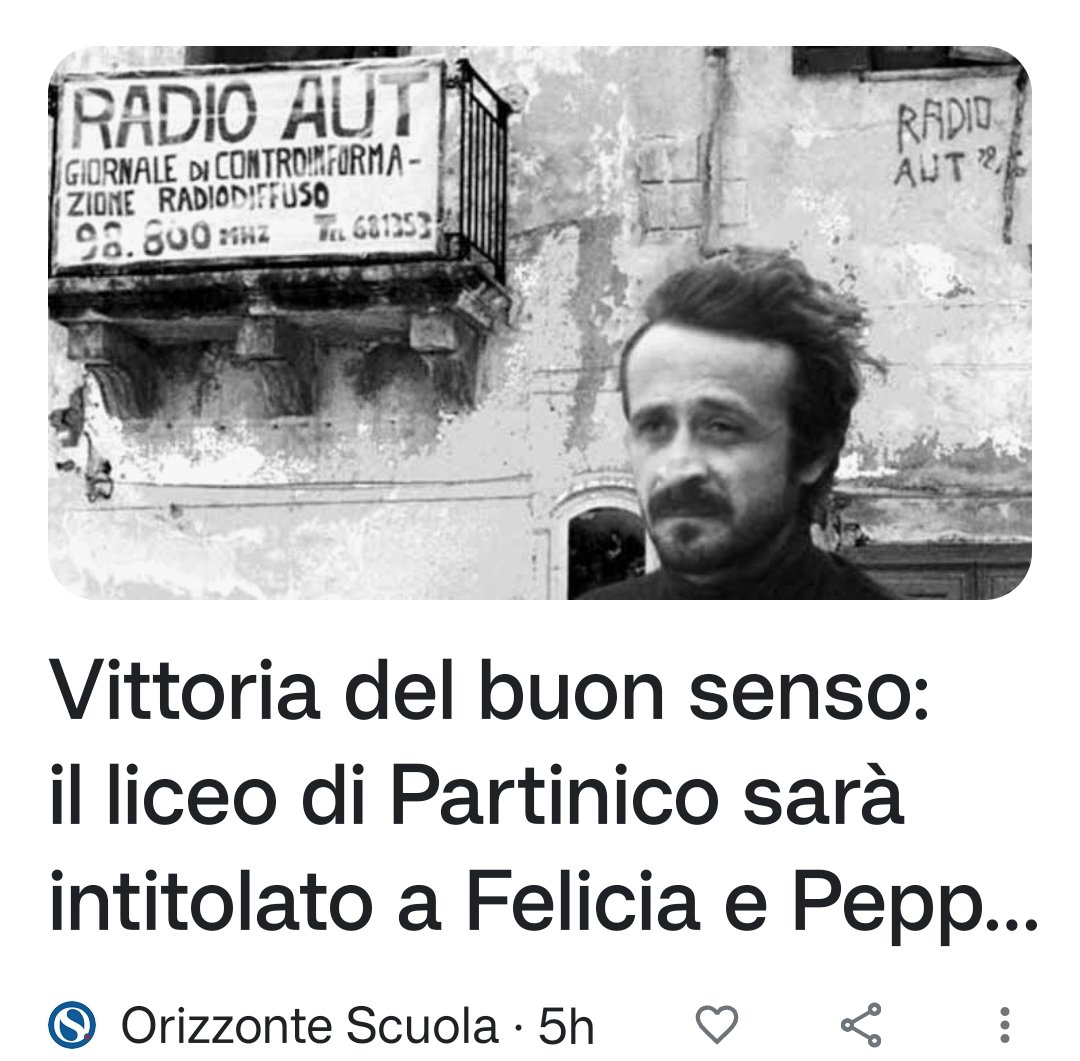 #lamafiaèunamontagnadimmerda
#PeppinoImpastato
❤️