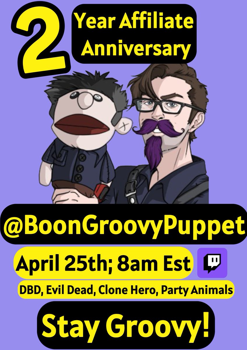 Only a few more days until our Anniversary Stream! If you see a game on this list you play, I would LOVE for you to join me! Contact me here or on my Discord, it should be an incredible day! #PartnerPush #AwesomeFriends #anniversary